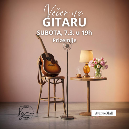 Večer uz gitaru u 8grama